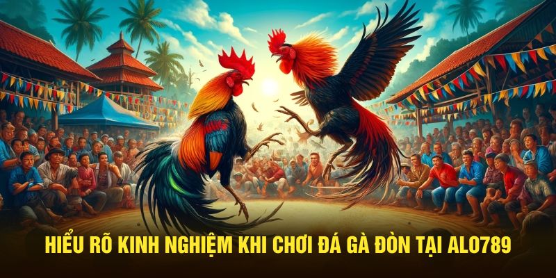 Hiểu rõ kinh nghiệm khi chơi đá gà đòn tại ALO789